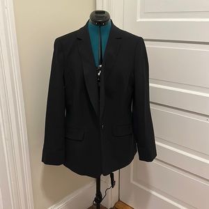 Talbots black suit jacket size 16